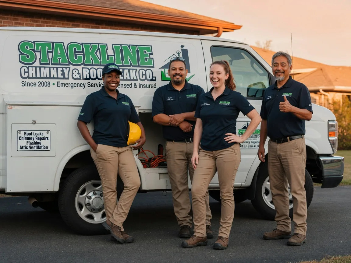 Chimney flashing repair company in Byrnedale, PA